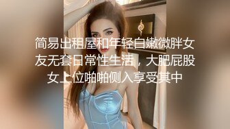 简易出租屋和年轻白嫩微胖女友无套日常性生活，大肥屁股女上位啪啪侧入享受其中