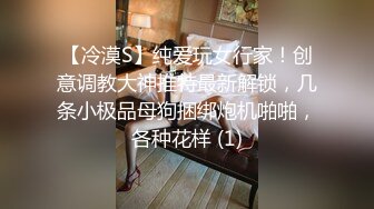 【冷漠S】纯爱玩女行家！创意调教大神推特最新解锁，几条小极品母狗捆绑炮机啪啪，各种花样 (1)